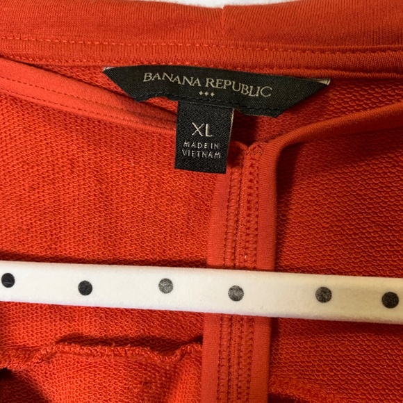 2pc banana republic zip up hoodie and sports bra tank brick red orangey color XL - Picture 10 of 16